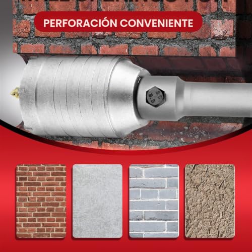Miniatura 4 de Sds Max - Extensión De Vástago Para Brocas 410 Mm De Longitud, Con Rosca M22, Incluye Broca Centrada