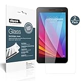 dipos I 2X Protector de Pantalla Compatible con Huawei Mediapad T1 7.0 Vidrio Flexible Cristal Proteccion 9H