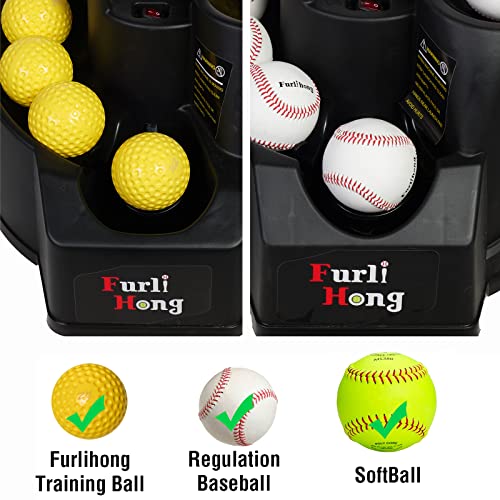 Furlihong 6902BHA Rechargeable Baseball/Softball Toss Machine thumb #2