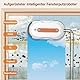 AlfaBot X7 Pro Fensterputzroboter, Intelligenter Fensterputz-Roboter Beidseitige • Sprühfunktion • Großer Wassertank • Streifenfreie Reinigung für Glas, Fliesen & Glatte Oberflächen