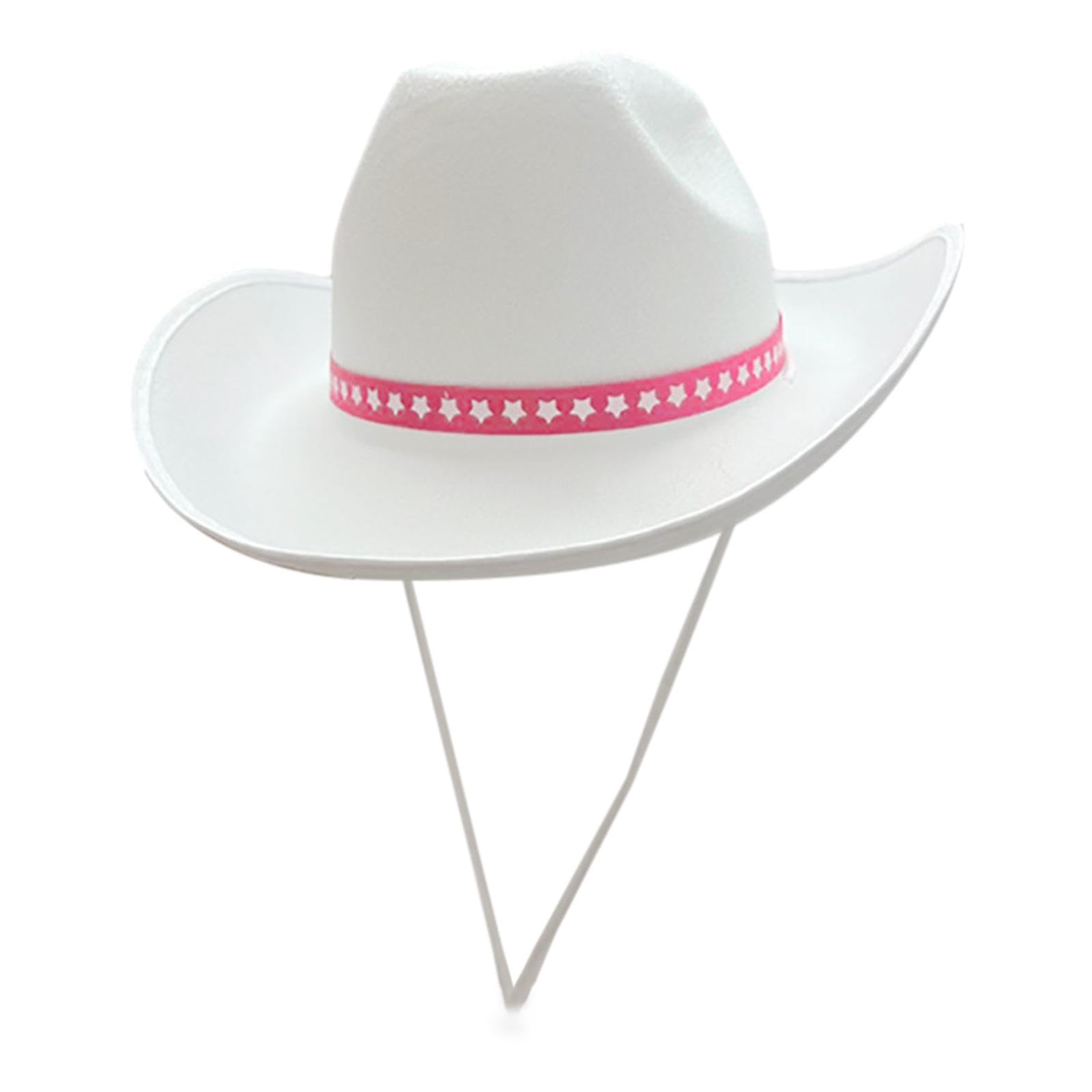 Western Cowboy Hat Trendy Cowboy Cowgirl Hat for Photo Props Hiking Holidays-image-9