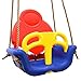 Produktbild LittleTom 3-in-1 Kinderschaukel Baby Garten Schaukel 49x48x34cm Kinder Indoor Outdoor Spielzeug 6-72 Monate Blau-Rot