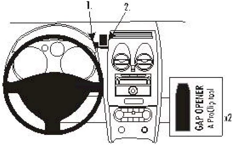 Brodit 853965 ProClip Center Mount