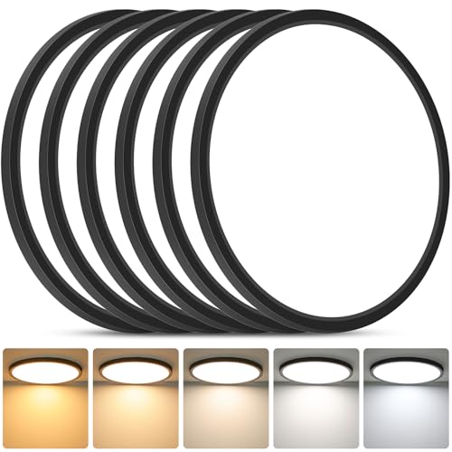 Image of Brightever 12 Inch LED Flush Mount Ceiling Light Fixture, Dimmable, 3200LM