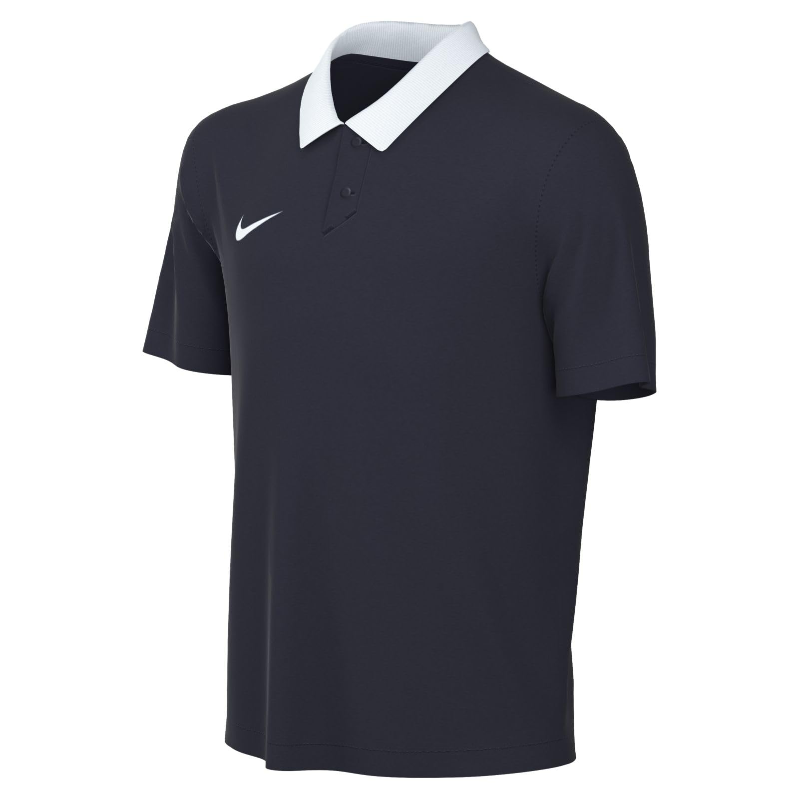 NIKE CW6935-451 Y NK DF PARK20 Polo SS Polo Shirt Unisex Obsidian/White/White Size S