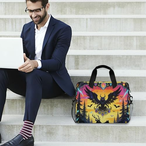 Maletín portátil tipo bandolera para laptop 15.6 pulg miniatura 3