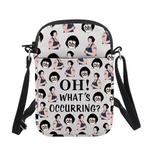 Nessa Gavin Quote Oh Whats Occurring Crossbody Bag Gift for Gavin & Stacey Fans (Occurring B)