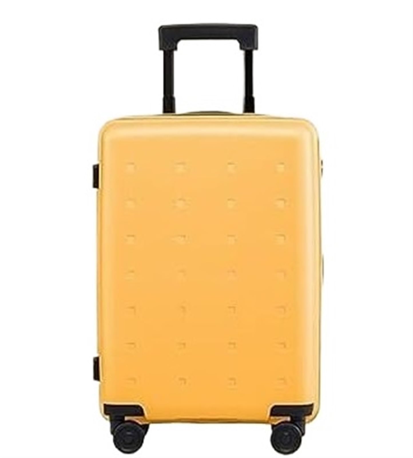 Valigia Bagagli da Portare con sé Valigie Portatili Valigia Rigida per Viaggio d'Affari Bagaglio a Mano(Yellow,20inch)