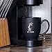 Rico Industries NCAA Cincinnati Bearcats #1 Dad 15oz Laser Engraved Matte Black Ceramic Bistro Mug - for Hot or Cold Drinks
