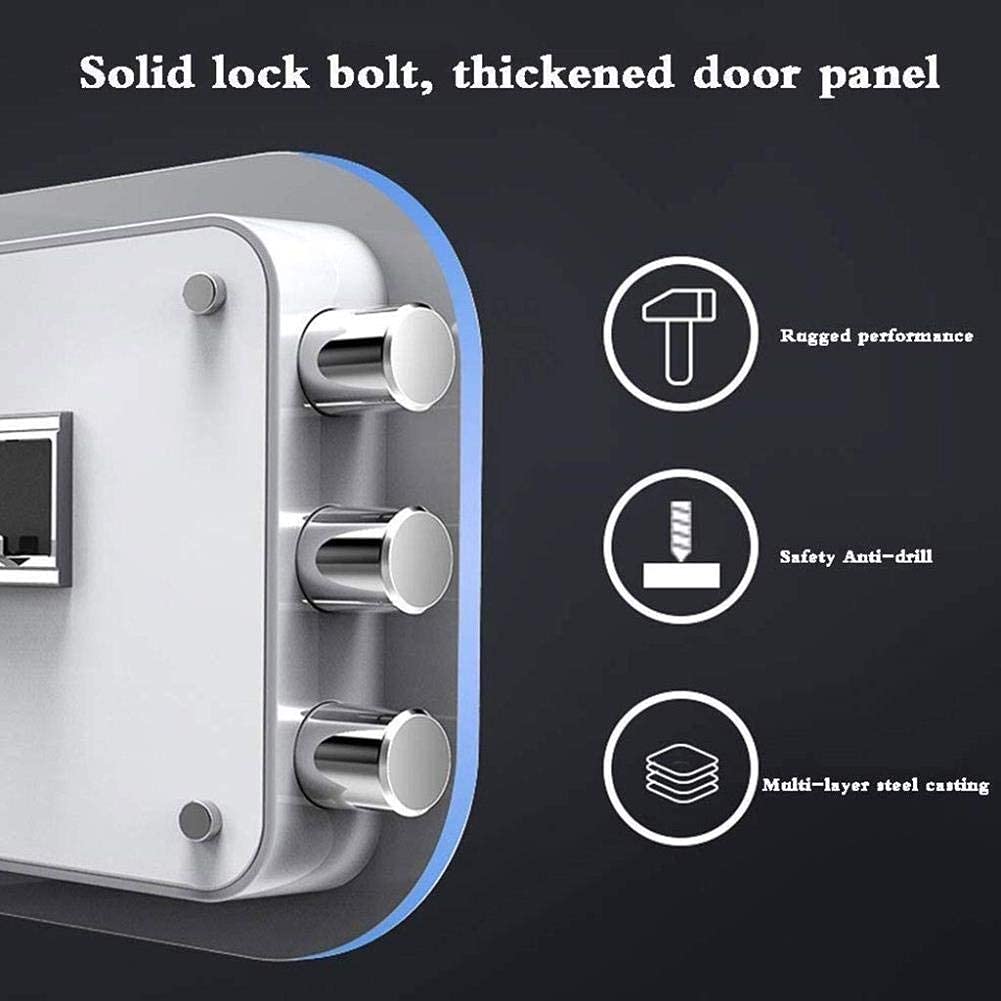 Sejfy, Sejf, Hom Offic Wal Floo Mounte Cabine Securit Bo Fo O Use(Black)