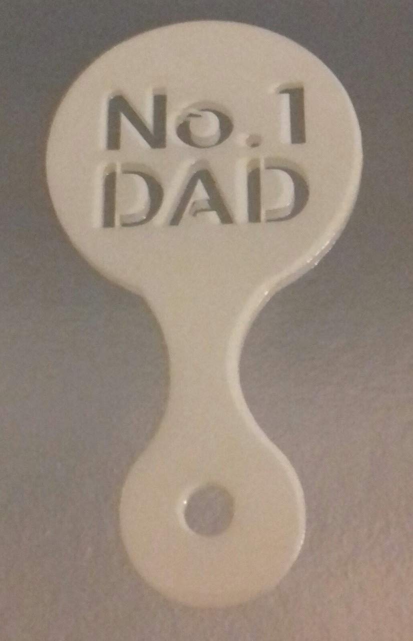 No. 1 Dad Coffee Cup/Cappuccino Stencils Reusable Cafe Restaurant Fathers Day Daddy Gift Present