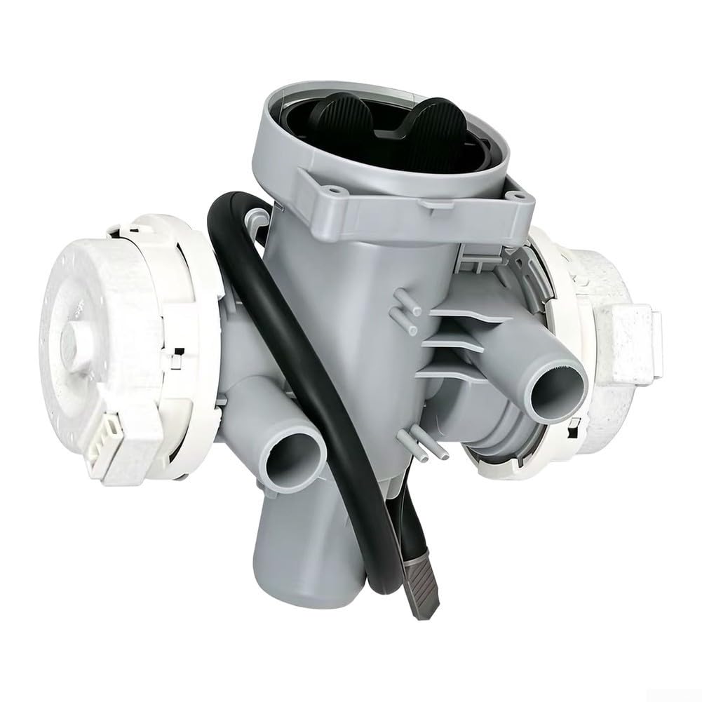 Siphon de rechange à double tête pour machine à laver modèle AHA75853803, pièce d'évacuation de l'eau haute efficacité avec construction en plastique et caoutchouc