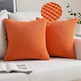 APLICACIÓN AMPLIA: La funda de cojines y la funda de almohada son las más decorativas para sofá, silla, cama, banco, etc. Tienen múltiples opciones de tamaño y color que pueden cambiar por completo el diseño y estilo de hogar, habitación, salón, sala de estar, etc.