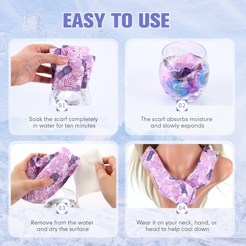 Image of Hanaive Cooling Neck Wraps with Button