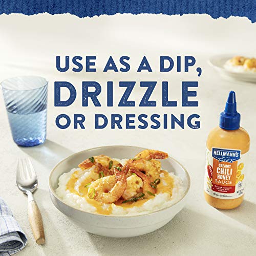 Hellmann's Sauce For A Delicious Condiment, Dip And Dressing Creamy Chili Honey Gluten Free, Dairy Free, No Artificial Flavors, No High-Fructose Corn Syrup 9 Oz #TOP7