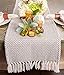 DII Woven Basics Collection 100% Cotton Knit Table Runner, 15x72, Gray