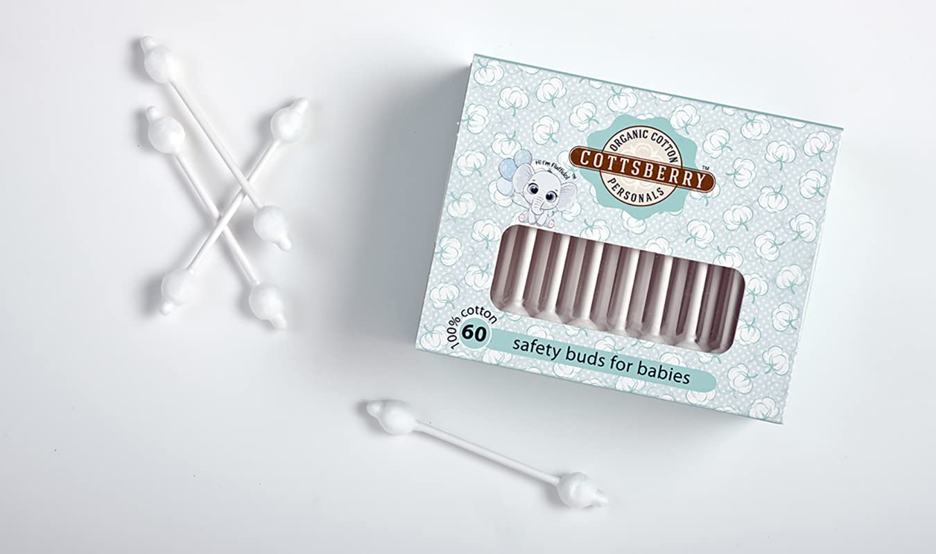Cottsberry 60 Safety buds for babies