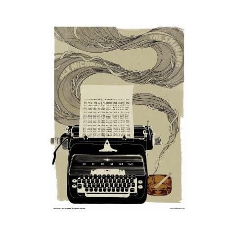 onthewall The Shining Poster Art Print (Stanley Kubrick) by Simon Walker (OTW70) White, 30 x 40 cm, OTW0070d Cover