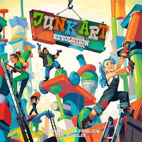 Junk Art Revolution juego de mesa de destreza y equilibrio miniatura 2