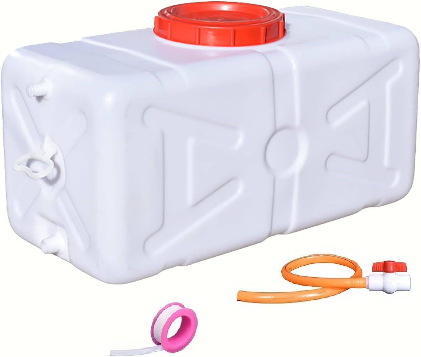 Pojemnik na wodę z kranem, przenośny plastikowy zbiornik na wodę o dużej pojemności, 80 l, do użytku domowego, kempingu i aktywności na świeżym powietrzu