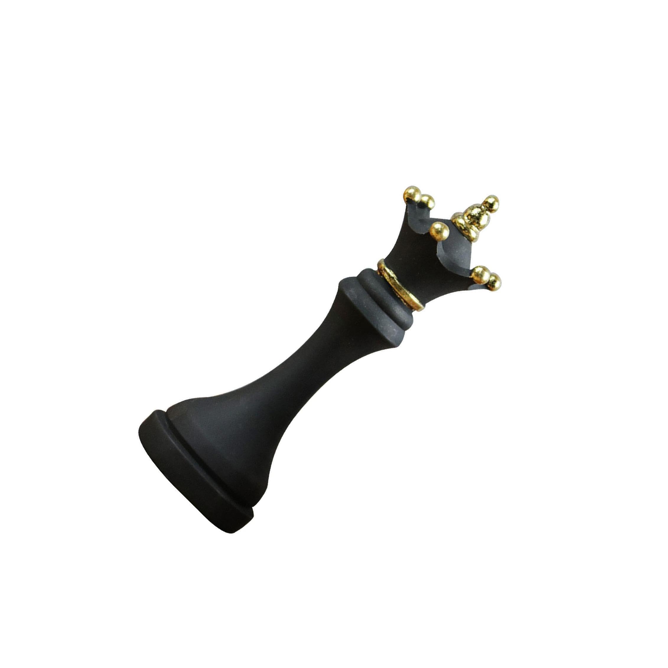 YIXANNX Beautifully Detailed Chess Pieces Statue Retro Chess Pieces Statue Resin for Creative Gift Unique Decorative Item For Homes Chessmen Sculpture With, Black, Queen Shape