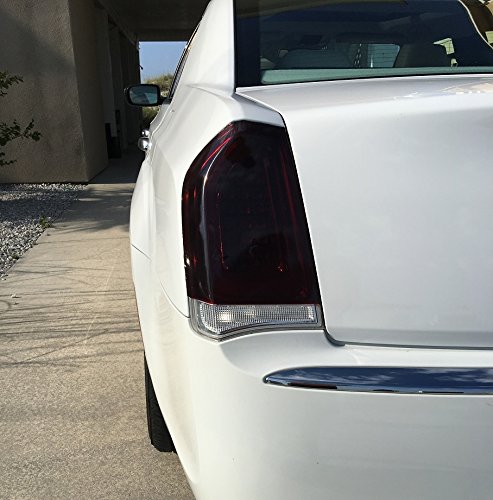 MotorSkinz Smoke Precut Vinyl Tint – Inner & Reverse Tail Light Overlay For 2015–2023 Chrysler 300