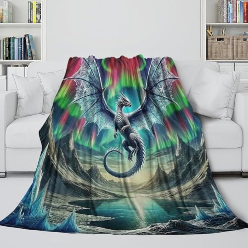 Couverture ptérosaure douce idée cadeau originale anniversaire