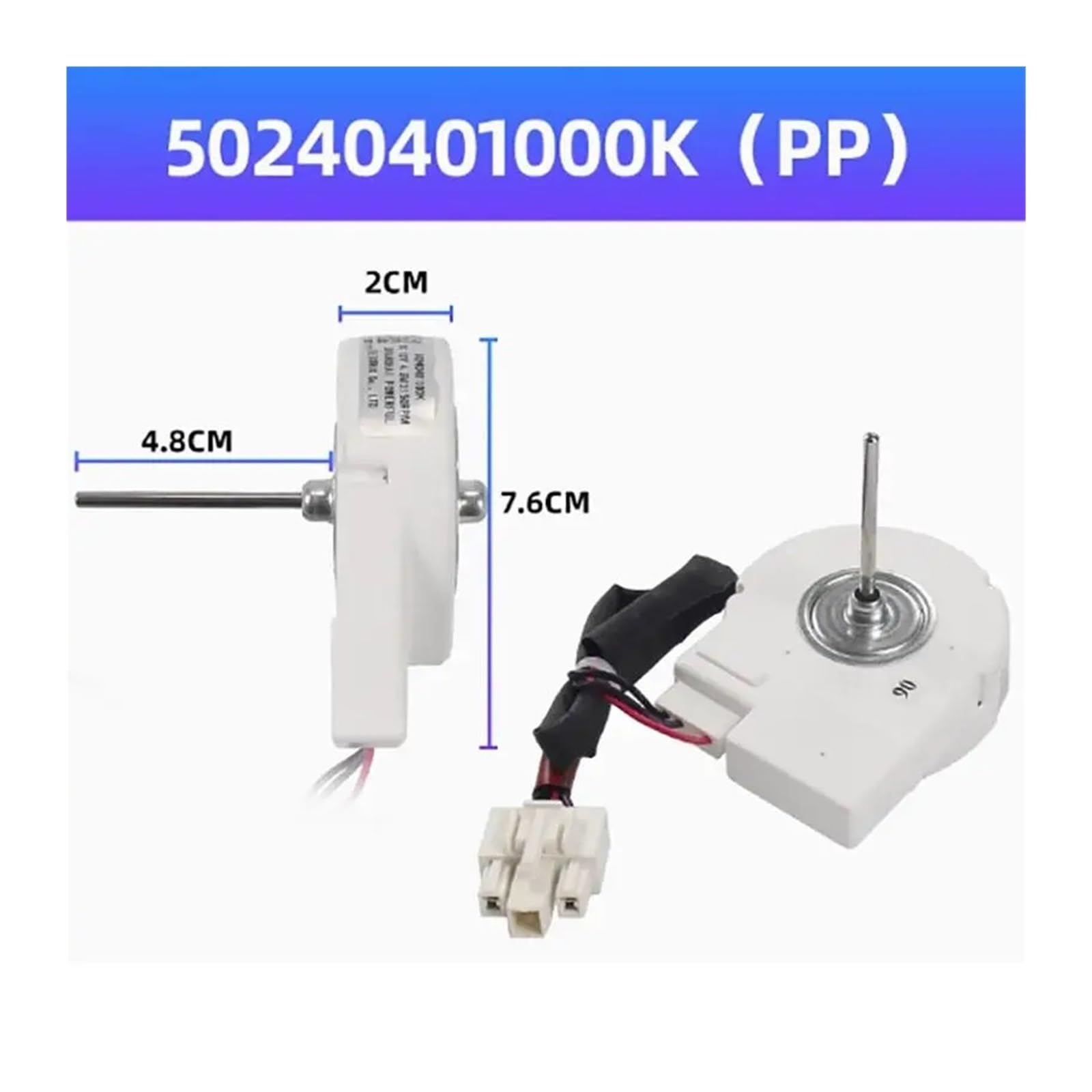 Reemplazo Del Motor Del Ventilador Del Refrigerador 50240401000K