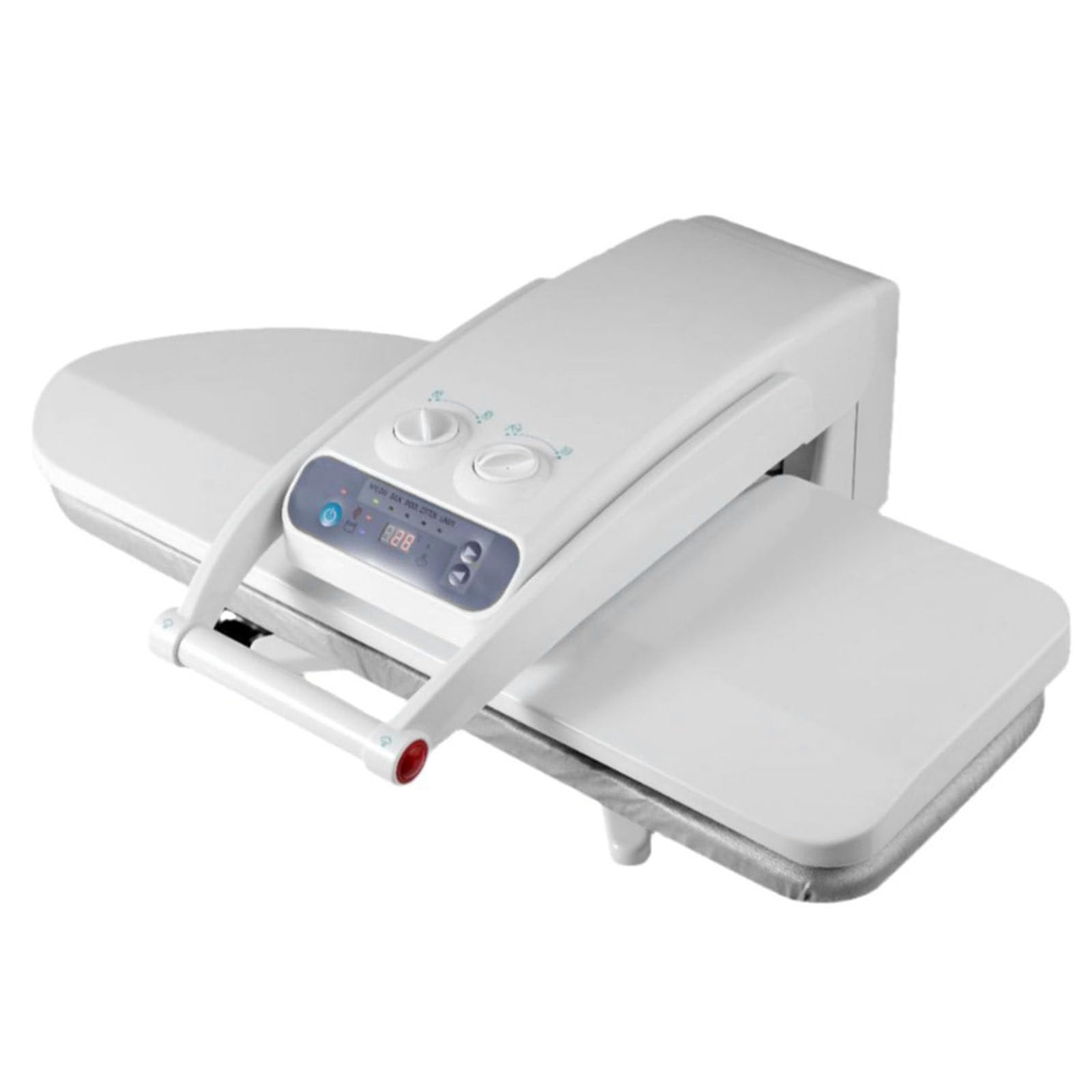 Large Steam Press Machine 1400W Steam Iron Press Digital Press Machine with Steam Burst 5 Fabric Functions and Overheating Protection Intelligent Steam Press for Home & Commercial