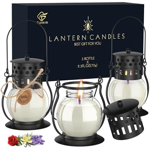 Funxim Retro Lantern Aromatherapy Candles Set Cover