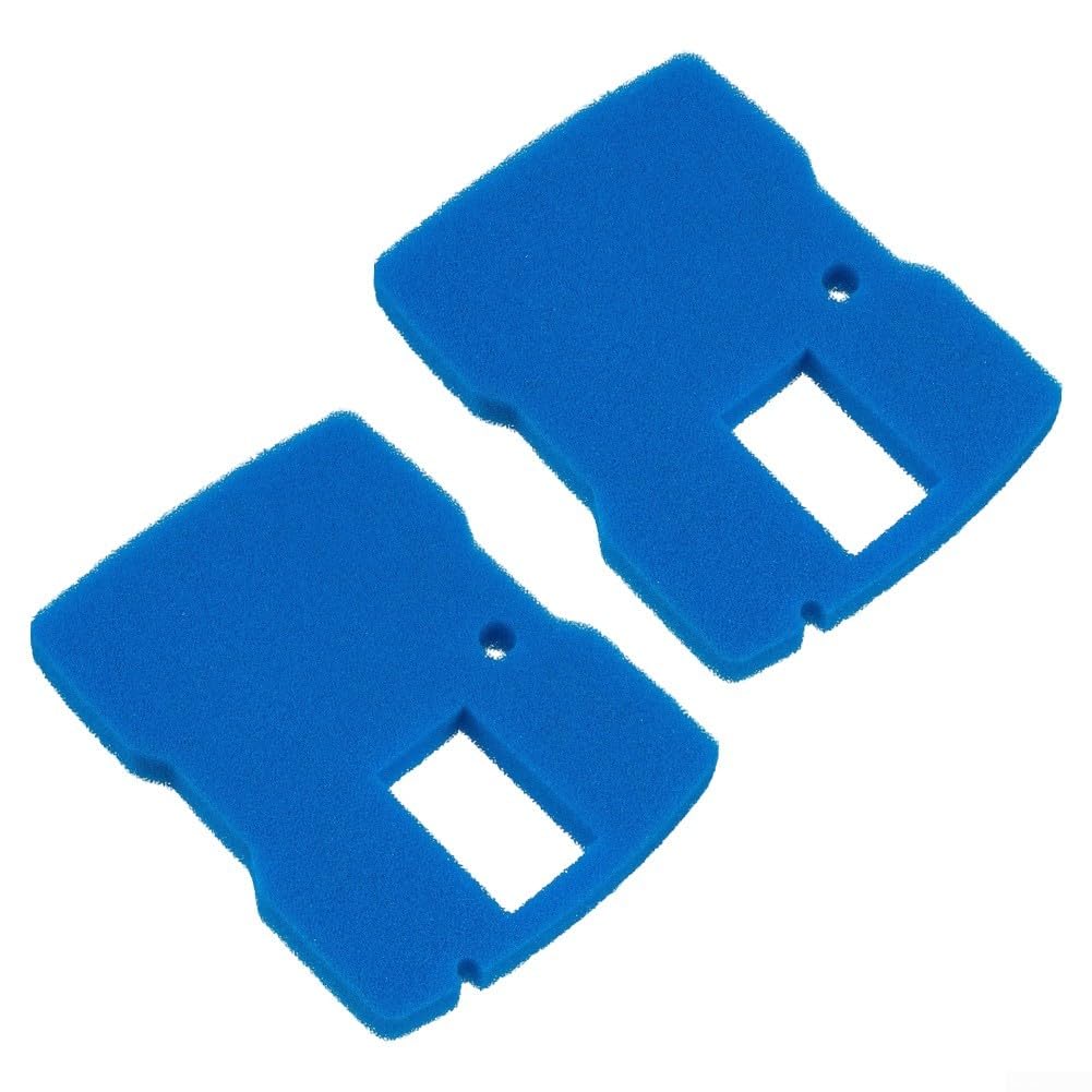 2-Pack Blue Sponge Filter Pads for Sunsun CUF-6000 and 530660 GPH Models, 12x9x1.38 Inch Polyurethane Replacement for media for Pond Fountain Filtration
