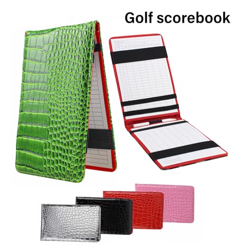 Kangnice Golfs Score Notepads Recordings Scorebook Recordings Notebook Golfs Scorecard Holder Scorebook Score Recordings Book