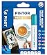 PILOT PINTOR Kreativmarker – 6 Stück in M – Metallicfarben – Farbmarker-Stifte für DIY-Projekte, für fast alle Oberflächen, schnell trocknend und gut deckend