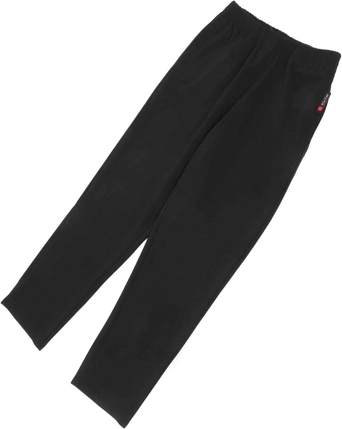 Yardwe Pants Style for Breathable with Black Drawstring Chef Men Waist, Sturdy Cotton Material, Functional Design, Classic Suitable for Restaurant and Kitchen Settings
