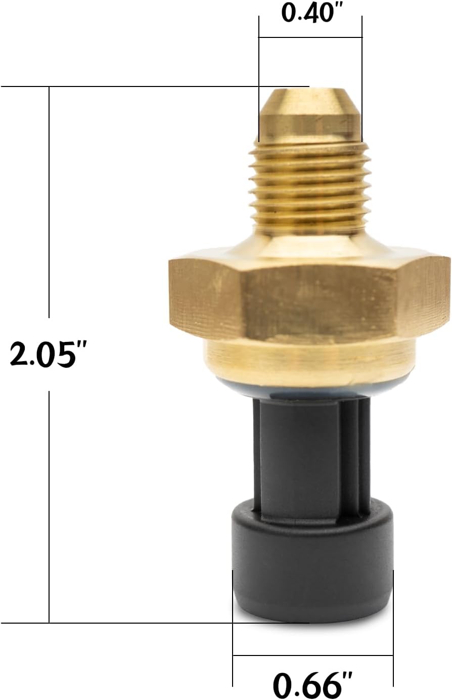 5C3Z9J460A DPFE EGR Pressure Feedback Sensor Compatible with Ford 2004-2010 E-350 6.0L,E-450,Excursion,F Super Duty,F-250 Super Duty,F-350 Super Duty,F-450 Super Duty,F-550 Super Duty,F-650,F-750.
