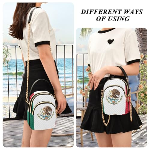 Image of Patriot Flag Cell Phone Purse Crossbody Handbag Durable Shoulder Bag Sturdy Travel Pouch