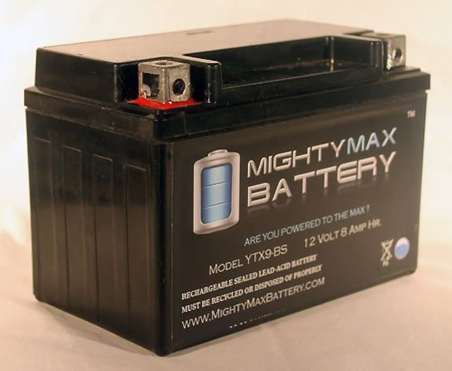 Amazon.com: Mighty Max Battery YTX9-BS Replacement Battery for Amazon.com: Mighty Max Battery YTX9-BS Replacement Battery for