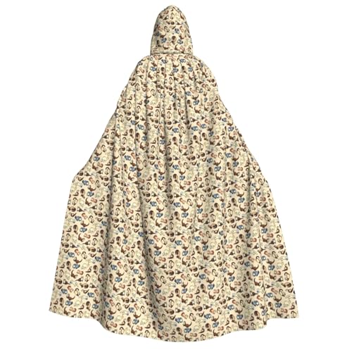 Cape furet de 190 cm pour costume de carnaval et cosplay sans stress