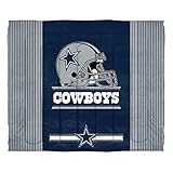 Northwest NFL Dallas Cowboys Comforter and Sham Set, King, Safety