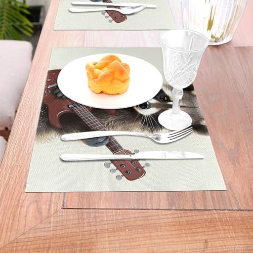 Sets de table faciles à nettoyer et lavables pour protéger la table - 5