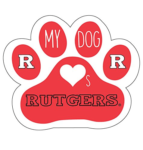 Rutgers Scarlet Knights Dog Paw Magnet Officially Licensed Collegiate Product
