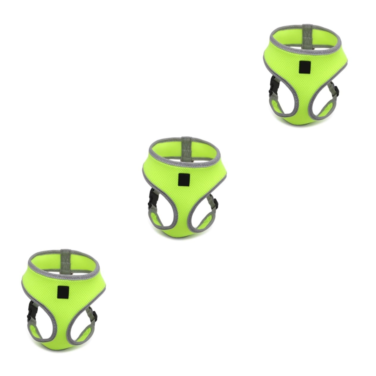 BESPORTBLE 3stücke Pet Safety Strap Verstellbares Hundegeschirr Fluoreszierendes Grün Komfortables Brustgeschirr Für Hunde Für Sicheres Gassigehen Und Training