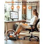 YOSUDA Under Desk Elliptical,Elliptical for Seniors Fully Assembled,Quiet & Portable Electric Seated Pedal Exerciser with 10 Level Resistances & Speeds,Remote Control - Image 5