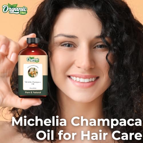 Image of Organic Zing Champaca Oil 30 ml - Cosmetic Grade Michelia Champaca Floral Oil for Perfume, Skincare & DIY Formulations | Exotic Rich Floral Aroma