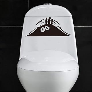 Drôle Voyeur Monstres Couvercle Toilette Stickers Réfrigérateur Wall Sticker Amovible Art Decal Home Decor Fort Et Robuste et populaire ?