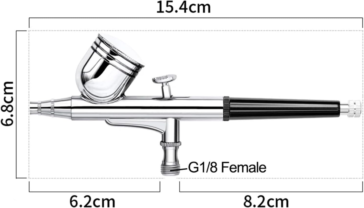 Airbrush Spray AC130 Pen AC130 Airbrush Pen Nozzle Diameter : 0.3mm(Gold)