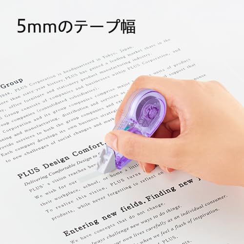 PLUS 修正テープ パステル 3色アソート WH-1605