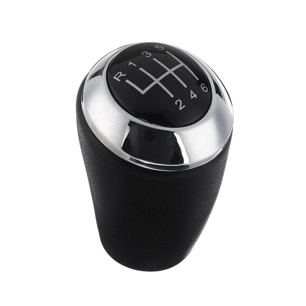 MT Leather Gear Shift Knob Fit for Mazda MX-5 CX-7 Gearshift Shifter Lever Stick Pen Arm Fit for Mazda 3 5 6 Series-6-Speed