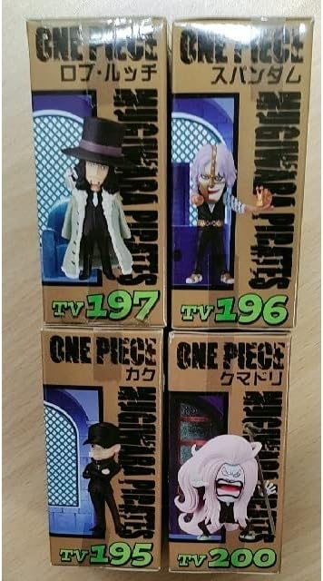 Amazon ワンピース コレクタブルフィギュア ロブ ルッチ カク クマドリ スパンダム フィギュア ドール 通販