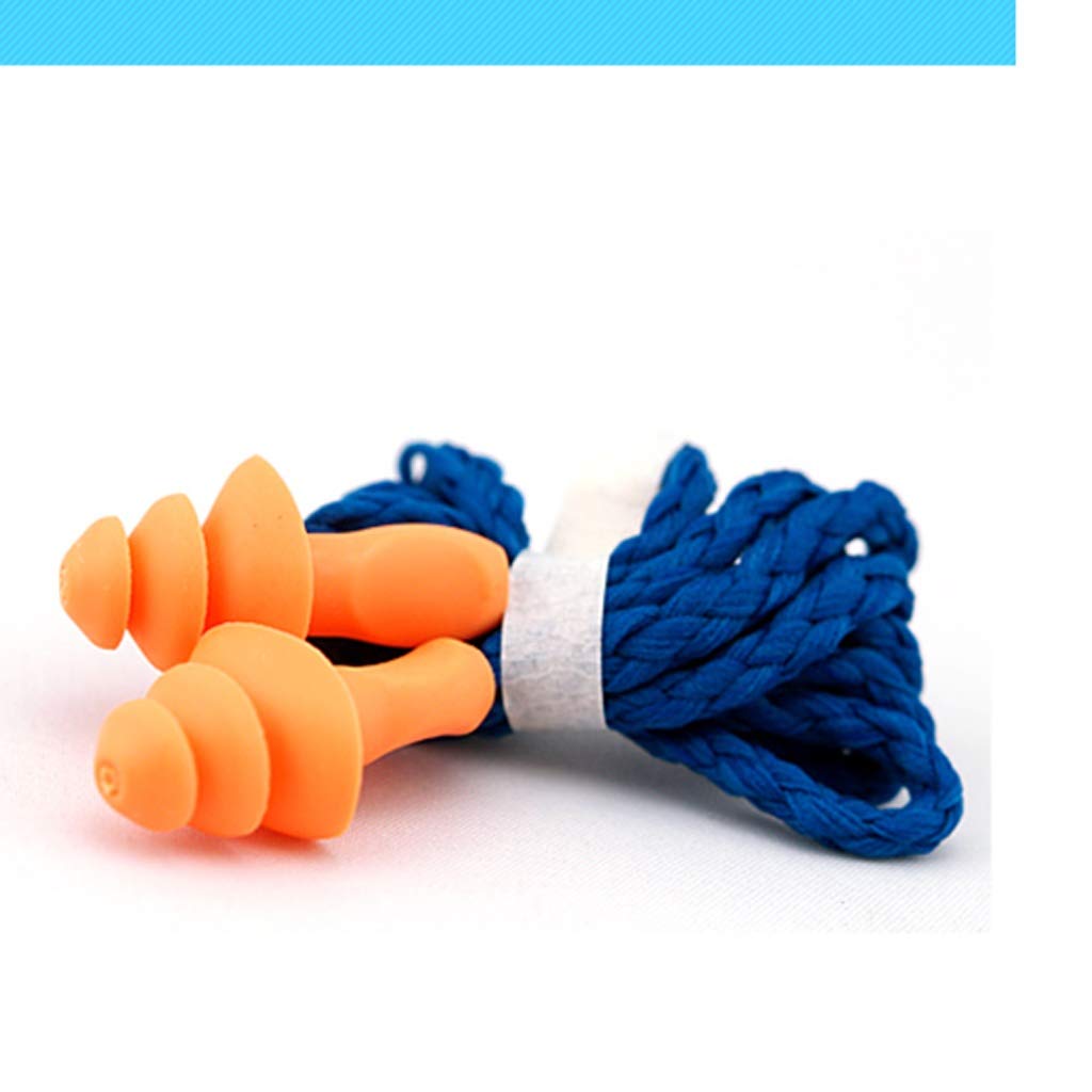 Gehörschutz Earplug Nehmen Sie eine Linie zu Industriearbeits Insurance Noise Reduction Schwimmen Wasserdicht Otitis media Erfahren Geräuschreduzierung (Color : 100 pairs, Size : M)